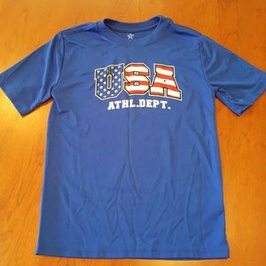 USA patriotic nylon shirt